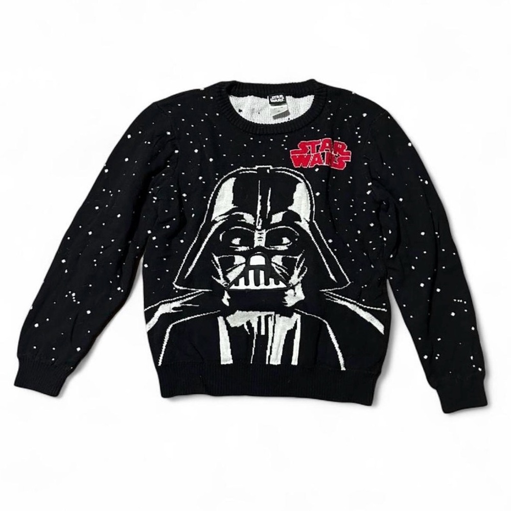 Star Wars Black and White Crew Neck Sweater